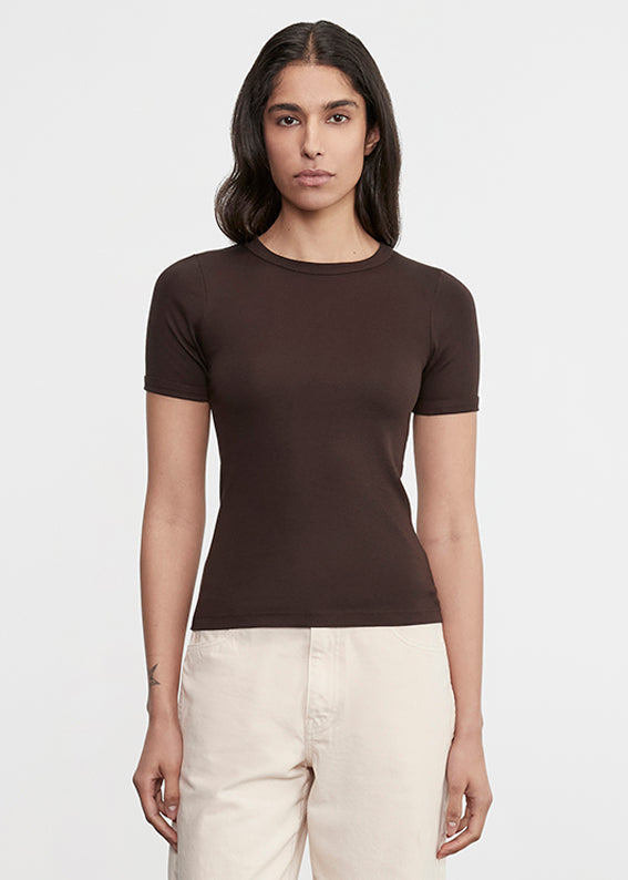 Supima Cotton New Classic S/S Tee Coffee Bean