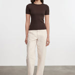 Supima Cotton New Classic S/S Tee Coffee Bean