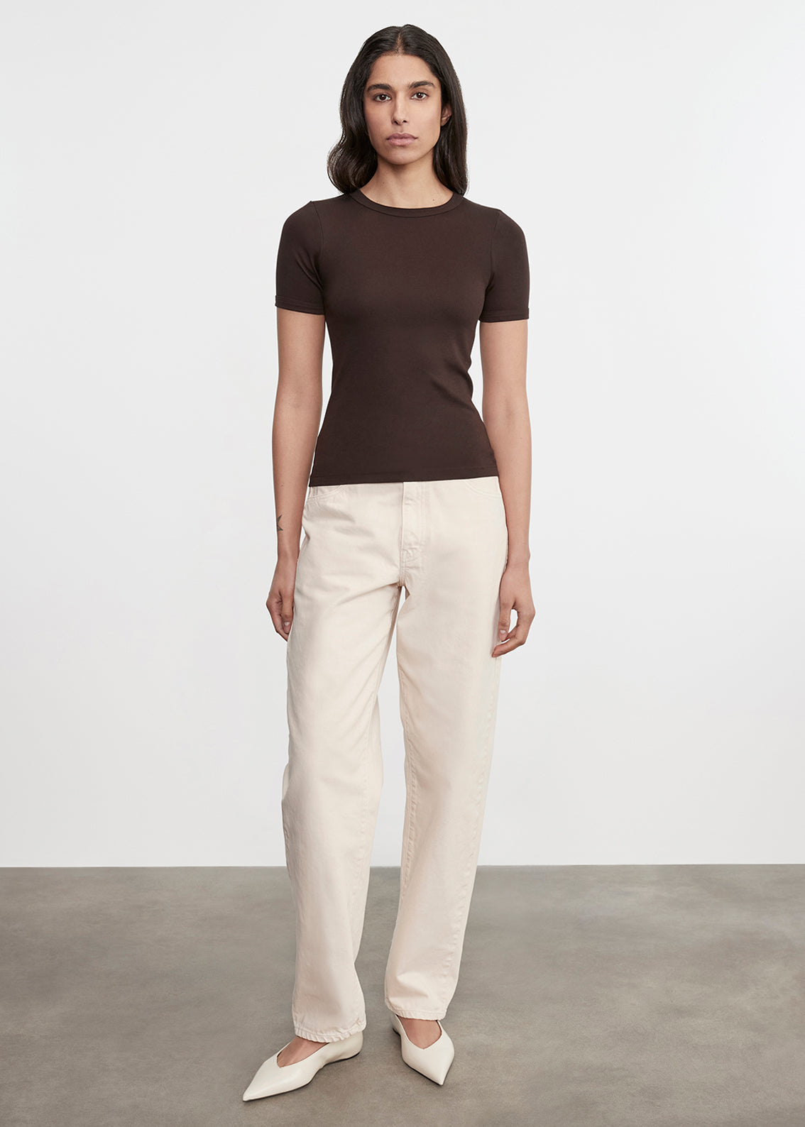 Supima Cotton New Classic S/S Tee Coffee Bean