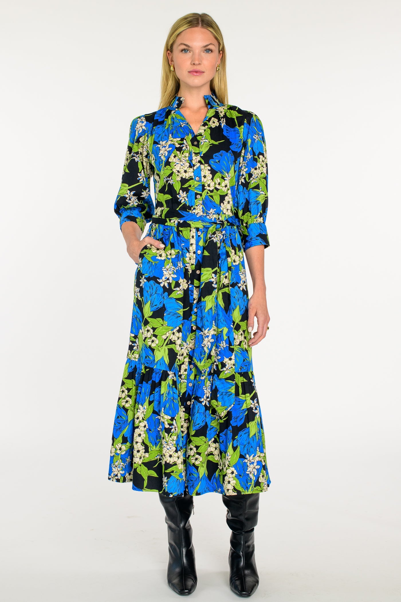 Elizabeth James Bonnie Dress Night Bloom