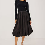 Romana Long Sleeve Dress Black