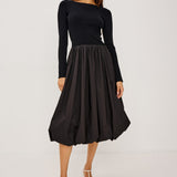 Romana Long Sleeve Dress Black