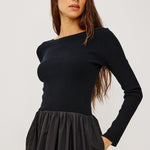 Romana Long Sleeve Dress Black