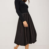 Romana Long Sleeve Dress Black