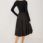 Romana Long Sleeve Dress Black