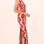 Yvette Dress Pixelated Wave