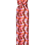 Yvette Dress Pixelated Wave