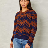 Ruby Sweater Cotton Navy Multi