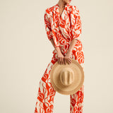 Orly Blouse Red Amaranta