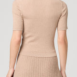 Una Top - Beige Marl