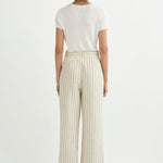Mackenzie Trouser Cream Pinstripe