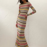 Pedro Maxi Dress Perla Stripe