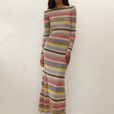 Pedro Maxi Dress Perla Stripe