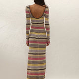 Pedro Maxi Dress Perla Stripe