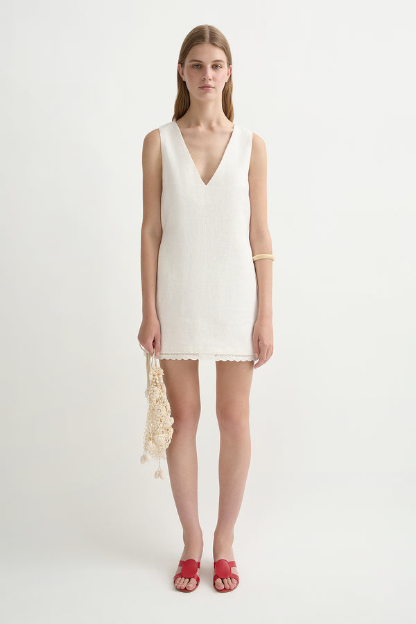 Effi Mini Dress Cream