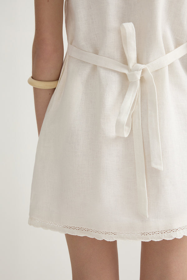 Effi Mini Dress Cream