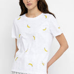 Bananas Tee Shirt White