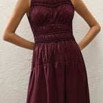 Yael Midi Dress Mulberry