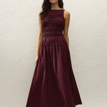 Yael Midi Dress Mulberry