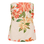 Eleanore Strapless Top Jardines Floral