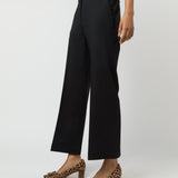 Frankie Cropped Pant Black Bi-Stretch Tropical Wool