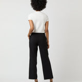 Frankie Cropped Pant Black Bi-Stretch Tropical Wool