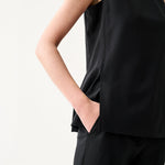 Jo Tunic Black Bi-Stretch Tropical Wool