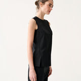 Jo Tunic Black Bi-Stretch Tropical Wool