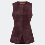 Sabine Pinstripe Vest