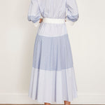 Helmi Striped Shirting Shirt Dress Blue