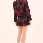 Yanni Floral Jacket Midnight Rose