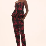 Ria Floral Pant Midnight Rose
