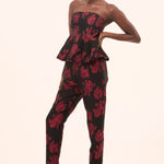 Ria Floral Pant Midnight Rose