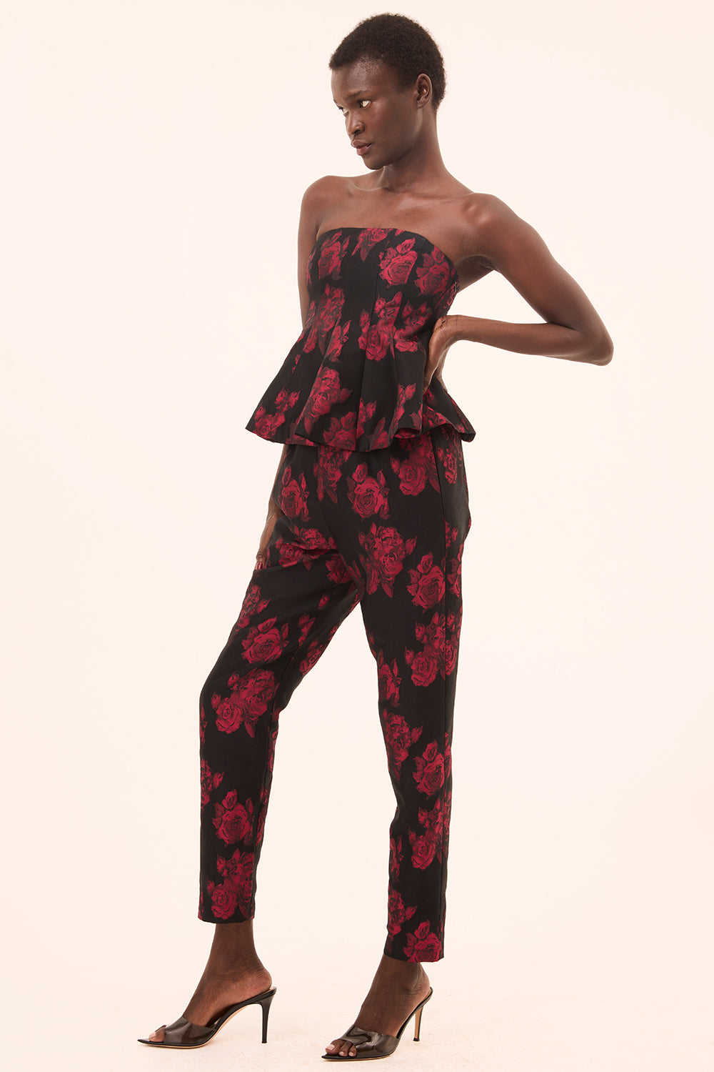 Ria Floral Pant Midnight Rose