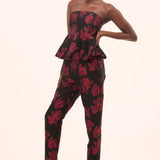 Ria Floral Pant Midnight Rose