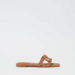 Monogram Flat Slide Camel