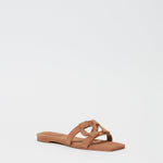 Monogram Flat Slide Camel