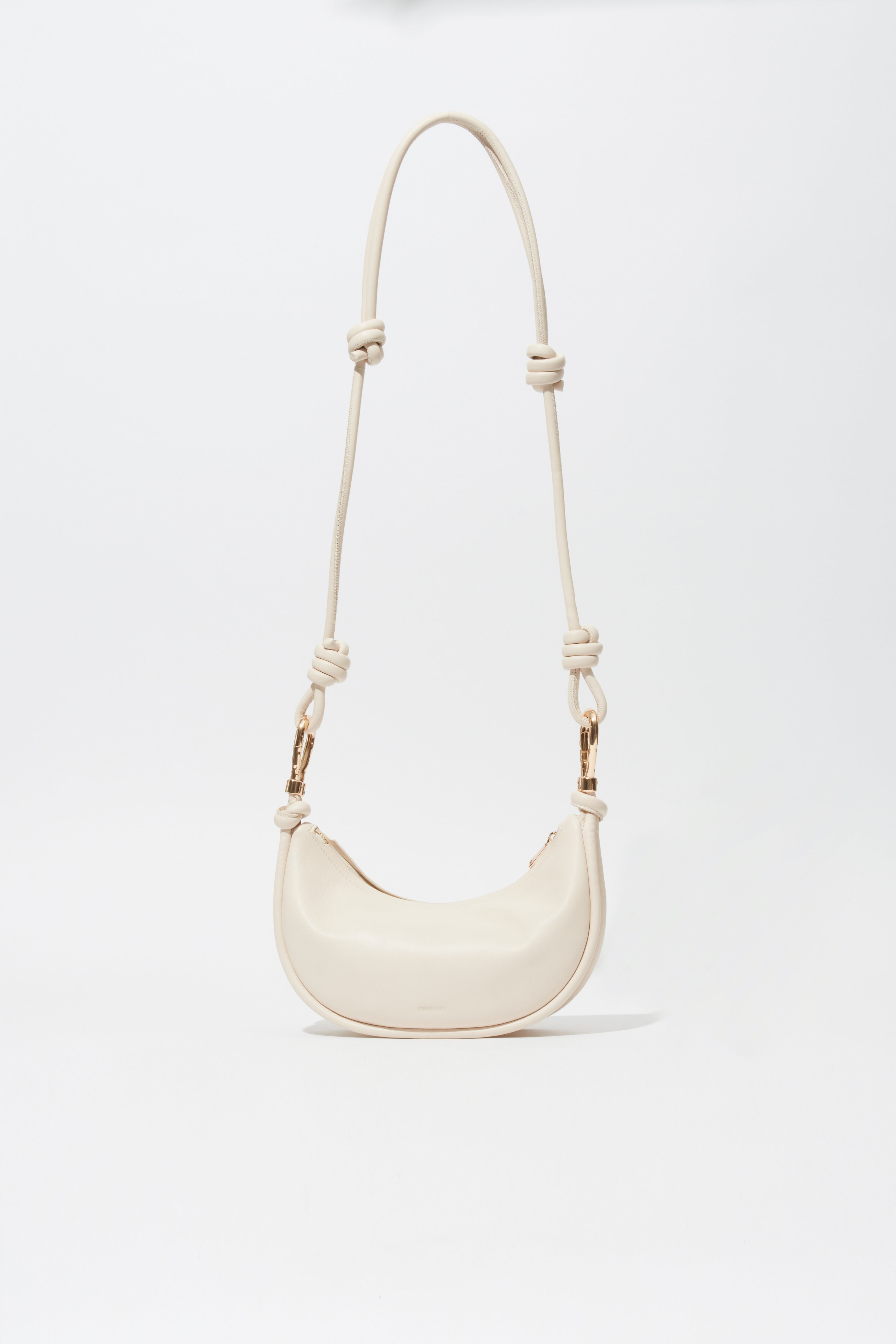 Avery Leather Crossbody Cream