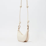 Avery Leather Crossbody Cream