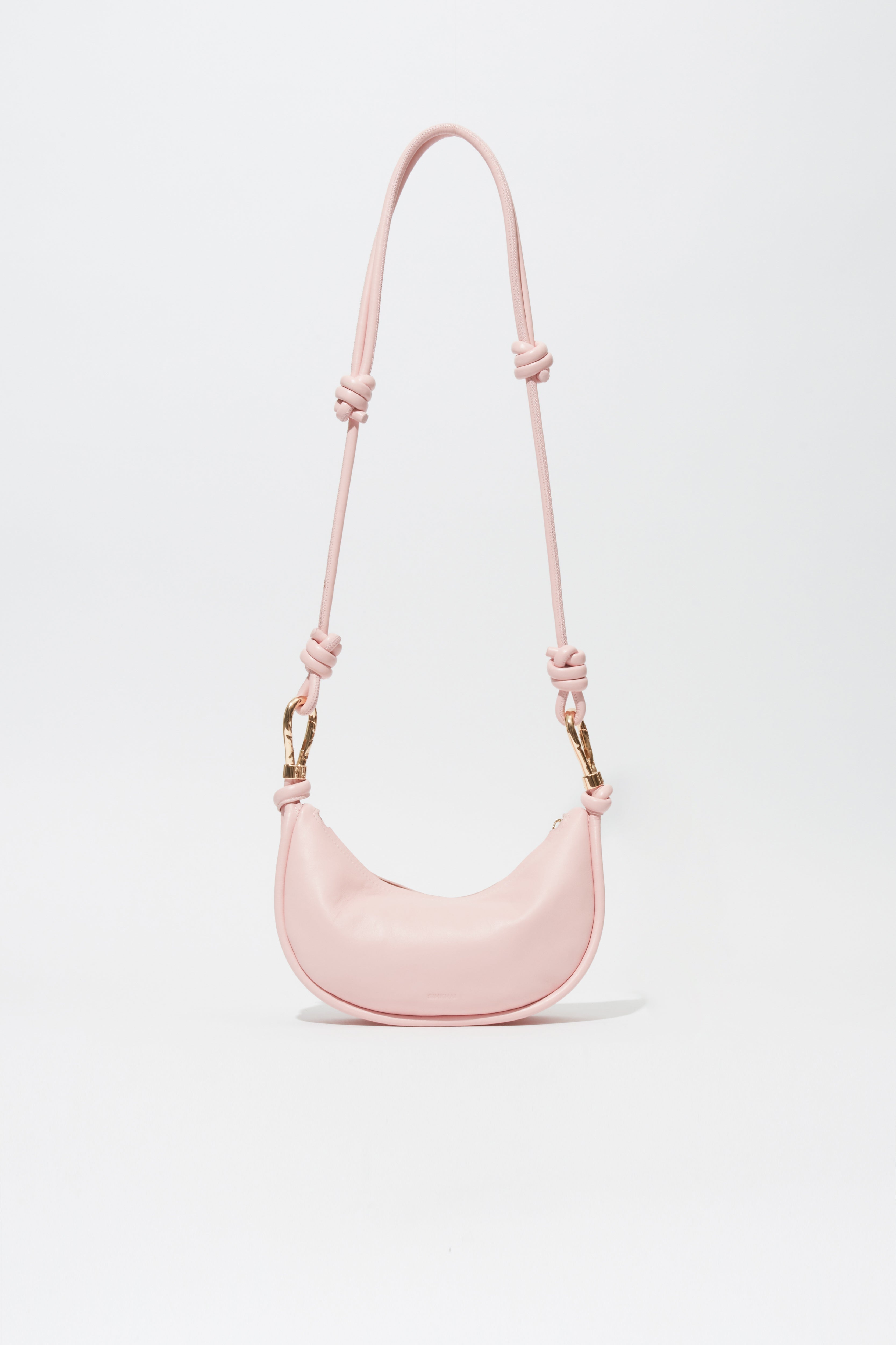 Avery Leather Crossbody Pale Pink