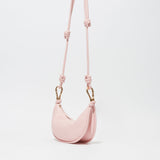 Avery Leather Crossbody Pale Pink