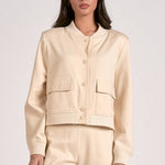 Button up Jacket Stone