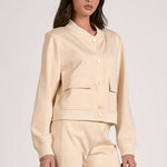 Button up Jacket Stone
