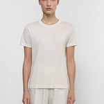Silk Knit Perfect Tee Ecru