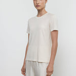 Silk Knit Perfect Tee Ecru