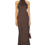 Lara Dress Dark Espresso