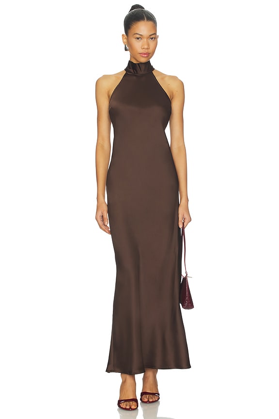 Lara Dress Dark Espresso