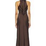 Lara Dress Dark Espresso