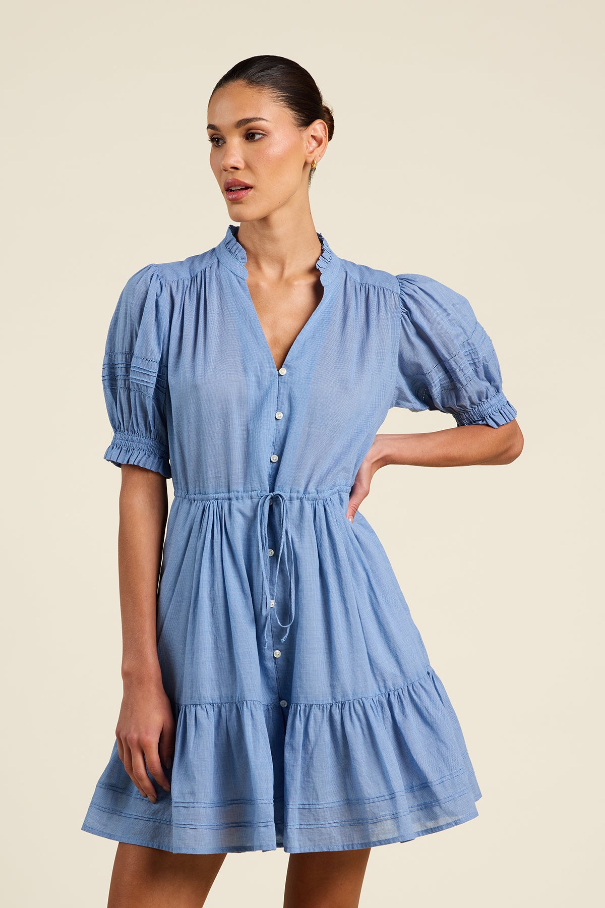 Phoebe Dress Brisa Houndstooth