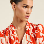 Orly Blouse Red Amaranta